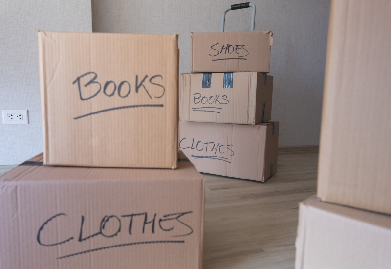 Household belongings packed by Firefighting's Finest Moving & Storage in Frisco, TX