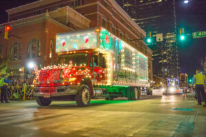 Firefighting's Moving & Storage Decorated Truck Showcasing Community Involvement in Texas