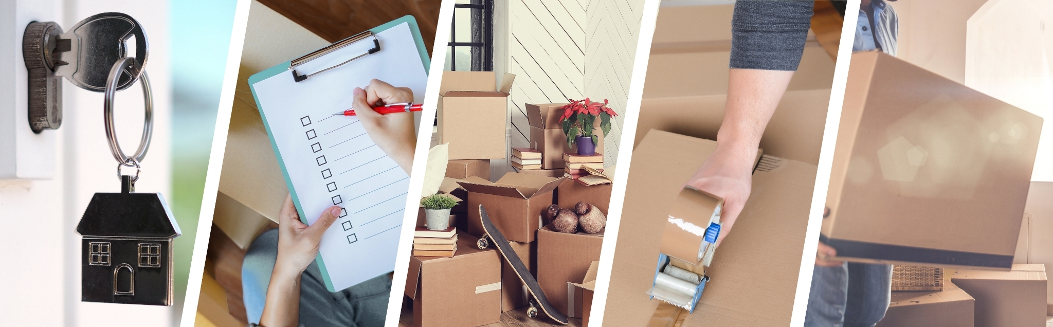 collage of moving photos