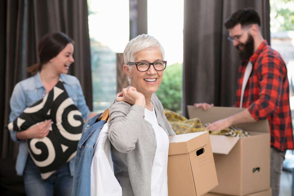 A mother-in-law moving in with you