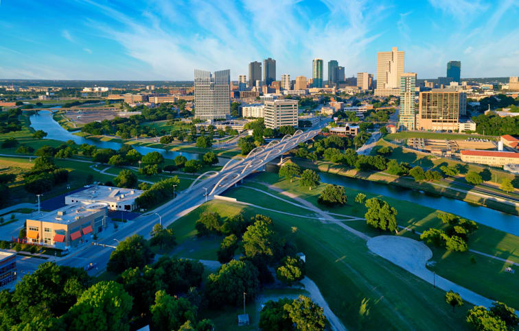 Downtown skyline of Fort Worth, Texas